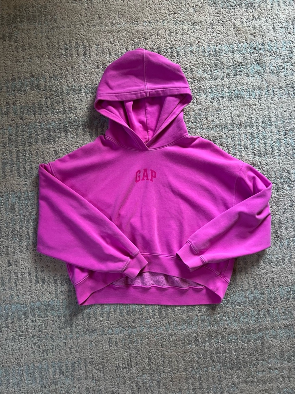 GAP VintageSoft Crop Logo Hoodie